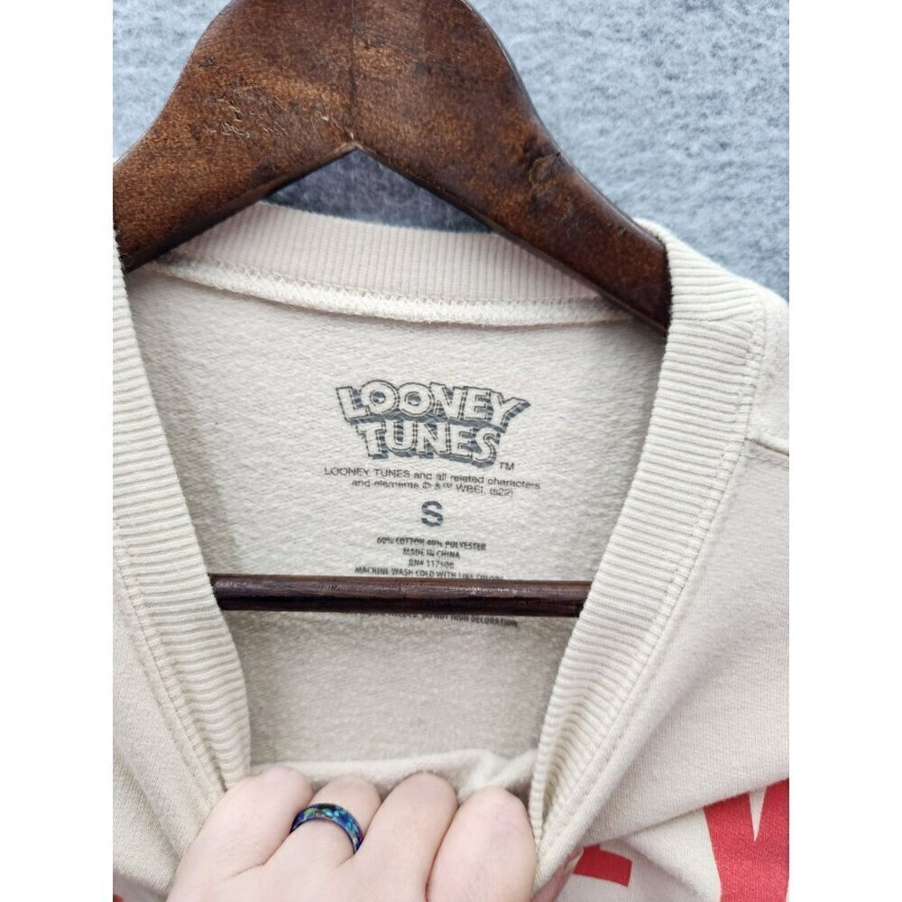 Vintage Looney Tunes Crewneck Sweatshirt - S - Bugs Daffy & Tweety - Picture 3 of 4